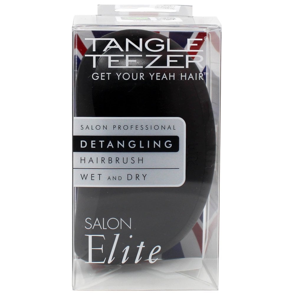 Tangle teezer salon elite professional detangling hairbrush - black - Lyskin