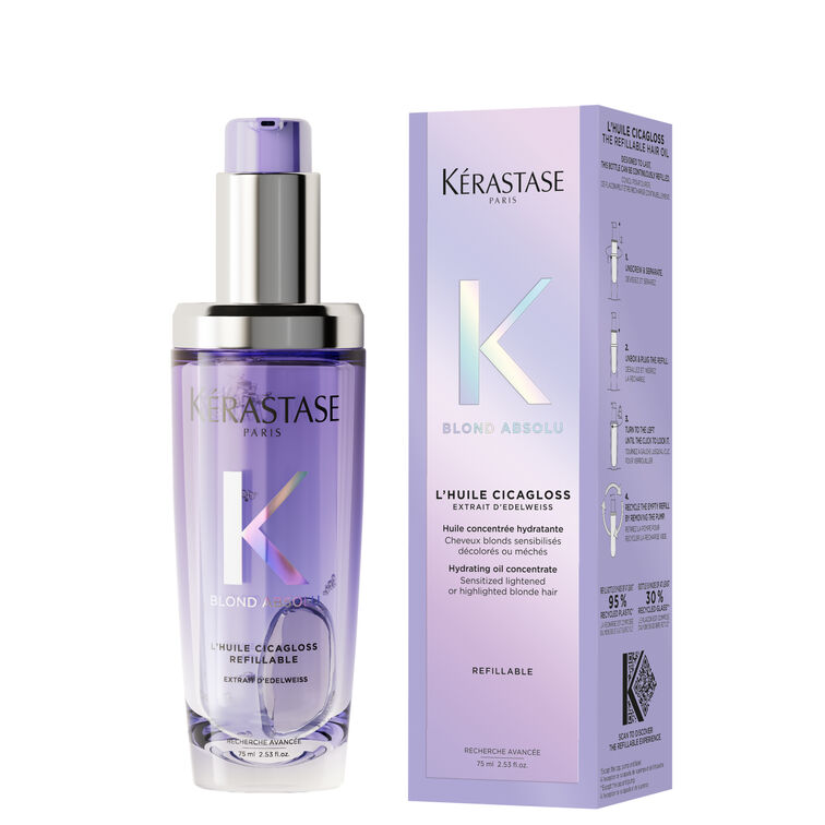 Kérastase Blond Absolu L'Huile Cicagloss Refillable Hair Oil 75mL